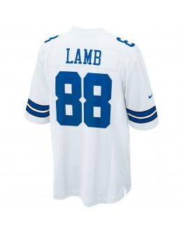 CeeDee Lamb Dallas Cowboys Nike Game Team Jersey - White