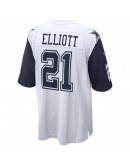 Ezekiel Elliott Dallas Cowboys Nike Alternate Game Jersey - White