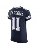 Micah Parsons Dallas Cowboys Nike Vapor F.U.S.E. Elite Jersey - Navy