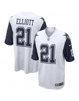 Ezekiel Elliott Dallas Cowboys Nike Alternate Game Jersey - White