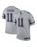 Micah Parsons Dallas Cowboys Nike Inverted Legend Player Jersey - Gray