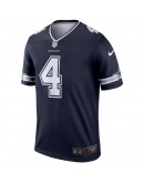 Dak Prescott Dallas Cowboys Nike Legend Player Jersey - Navy