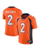 Patrick Surtain II Denver Broncos Nike  Vapor Untouchable Limited Jersey - Orange