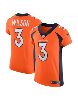 Russell Wilson Denver Broncos Nike Vapor Elite Jersey - Orange