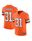 Justin Simmons Denver Broncos Nike Alternate Vapor Limited Jersey - Orange