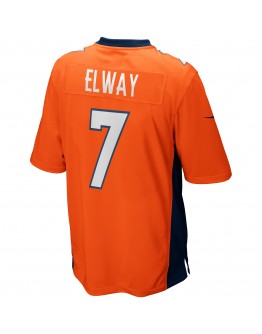 John Elway Denver Broncos Nike Game Retired Player Jersey - Orange