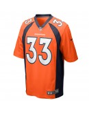 Javonte Williams Denver Broncos Nike Player Game Jersey - Orange