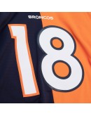 Peyton Manning Denver Broncos Mitchell & Ness 2015 Split Legacy Replica Jersey - Navy/Orange