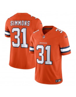 Justin Simmons Denver Broncos Nike Vapor F.U.S.E. Limited Jersey - Orange