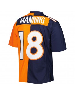 Peyton Manning Denver Broncos Mitchell & Ness 2015 Split Legacy Replica Jersey - Navy/Orange