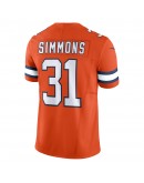 Justin Simmons Denver Broncos Nike Vapor F.U.S.E. Limited Jersey - Orange