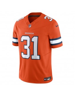 Justin Simmons Denver Broncos Nike Vapor F.U.S.E. Limited Jersey - Orange