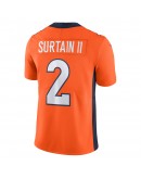 Patrick Surtain II Denver Broncos Nike  Vapor Untouchable Limited Jersey - Orange