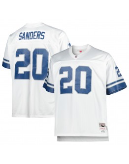 Barry Sanders Detroit Lions Mitchell & Ness Big & Tall 1996 Retired Player Replica Jersey - White