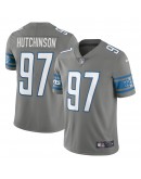 Aidan Hutchinson Detroit Lions Nike Alternate Team Vapor Limited Jersey - Steel