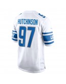 Aidan Hutchinson Detroit Lions Nike Player Game Jersey - White