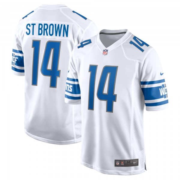 Amon-Ra St. Brown Detroit Lions Nike Player Game Jersey - White