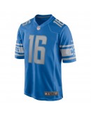 Jared Goff Detroit Lions Nike Player Game Jersey - Blue