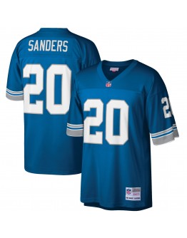 Barry Sanders Detroit Lions Mitchell & Ness Big & Tall 1996 Retired Player Replica Jersey - Blue