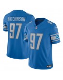 Aidan Hutchinson Detroit Lions Nike Vapor F.U.S.E. Limited Jersey - Blue