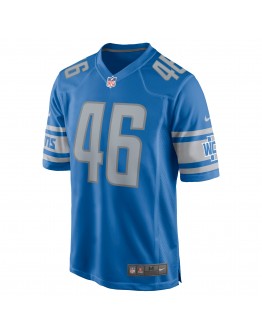 Jack Campbell Detroit Lions Nike 2023 NFL Draft First Round Pick Game Jersey - Blue