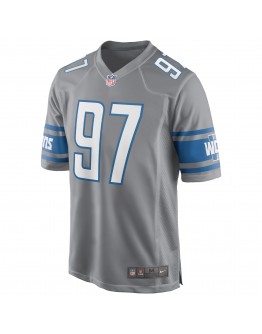 Aidan Hutchinson Detroit Lions Nike Game Jersey - Silver