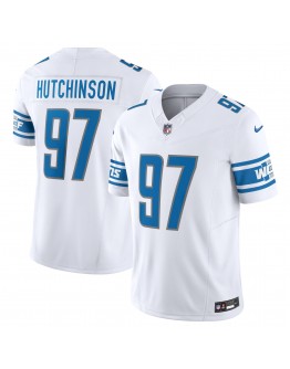 Aidan Hutchinson Detroit Lions Nike Vapor F.U.S.E. Limited Jersey - White