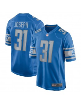 Kerby Joseph Detroit Lions Nike Player Game Jersey - Blue