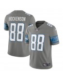 T.J. Hockenson Detroit Lions Nike Vapor Limited Jersey - Steel