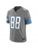 T.J. Hockenson Detroit Lions Nike Vapor Limited Jersey - Steel