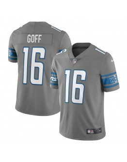 Jared Goff Detroit Lions Nike Alternate Vapor Limited Jersey - Steel