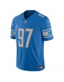 Aidan Hutchinson Detroit Lions Nike Vapor F.U.S.E. Limited Jersey - Blue