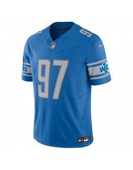 Aidan Hutchinson Detroit Lions Nike Vapor F.U.S.E. Limited Jersey - Blue