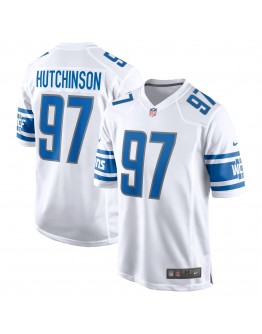 Aidan Hutchinson Detroit Lions Nike Player Game Jersey - White