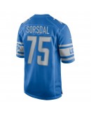 Colby Sorsdal Detroit Lions Nike Team Game Jersey - Blue