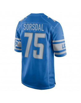 Colby Sorsdal Detroit Lions Nike Team Game Jersey - Blue