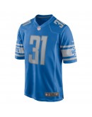 Kerby Joseph Detroit Lions Nike Player Game Jersey - Blue