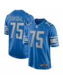 Colby Sorsdal Detroit Lions Nike Team Game Jersey - Blue