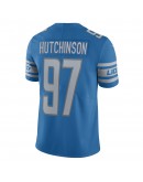 Aidan Hutchinson Detroit Lions Nike Team Vapor Limited Jersey - Blue