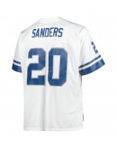 Barry Sanders Detroit Lions Mitchell & Ness Big & Tall 1996 Retired Player Replica Jersey - White