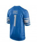 Jahmyr Gibbs Detroit Lions Nike 2023 NFL Draft First Round Pick Game Jersey - Blue