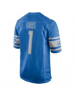 Jahmyr Gibbs Detroit Lions Nike 2023 NFL Draft First Round Pick Game Jersey - Blue