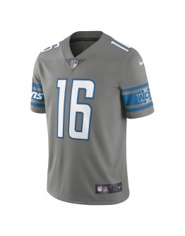 Jared Goff Detroit Lions Nike Alternate Vapor Limited Jersey - Steel