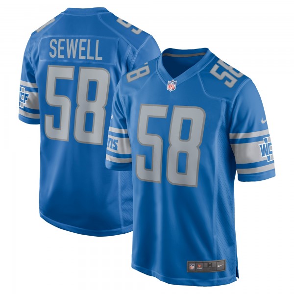 Penei Sewell Detroit Lions Nike Game Jersey - Blue