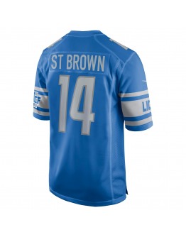 Amon-Ra St. Brown Detroit Lions Nike Game Player Jersey - Blue