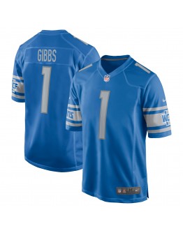 Jahmyr Gibbs Detroit Lions Nike 2023 NFL Draft First Round Pick Game Jersey - Blue