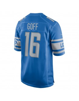 Jared Goff Detroit Lions Nike Player Game Jersey - Blue