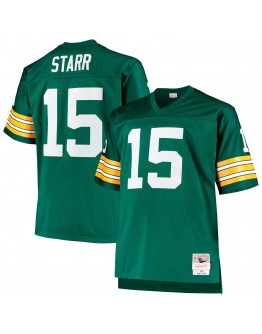 Bart Starr Green Bay Packers Mitchell & Ness Big & Tall 1968 Retired Player Replica Jersey - Green