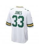 Aaron Jones Green Bay Packers Nike Game Player Jersey - White