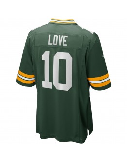 Jordan Love Green Bay Packers Nike Player Game Jersey - Green